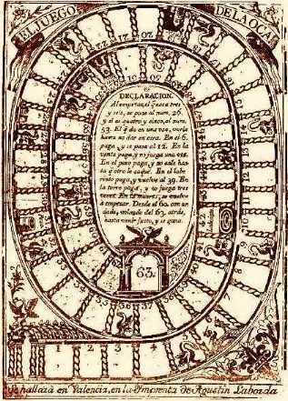 Jeu de l&rsquo;oie (auto-publicité)