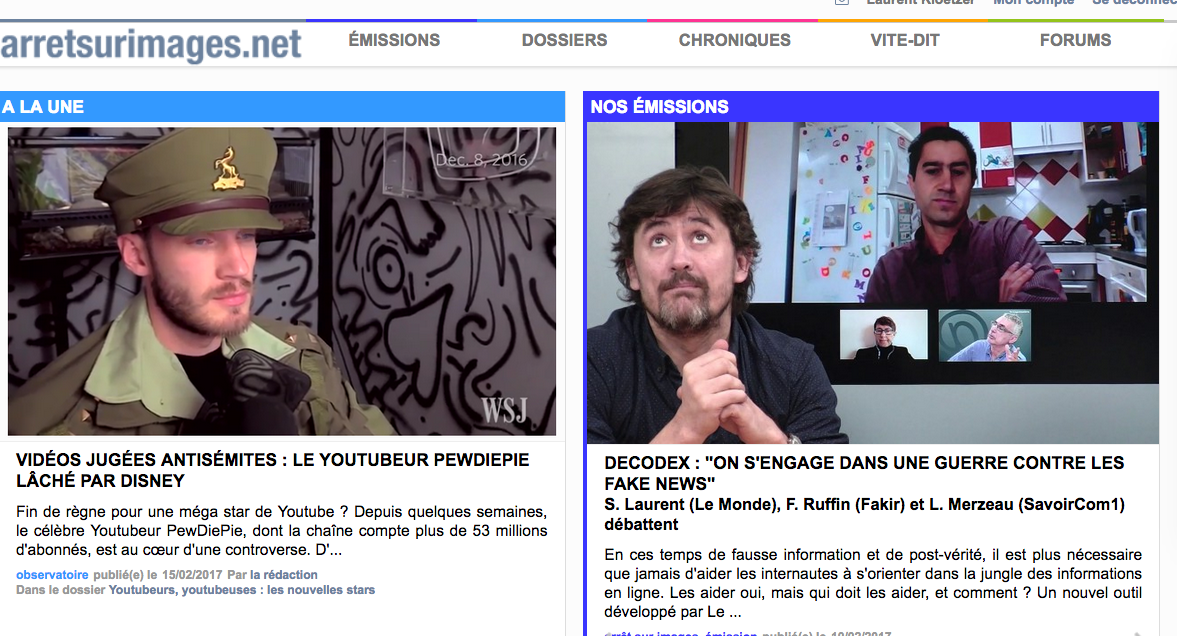 Mes médias d&rsquo;actualité #1